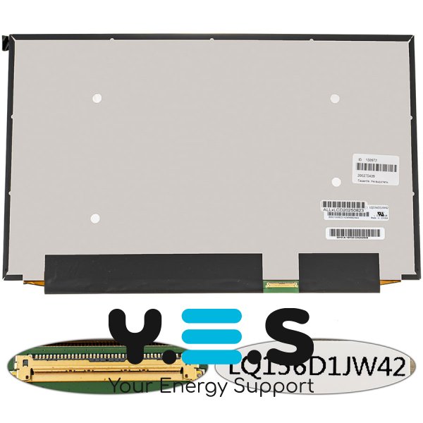 Матриця 15.6" LQ156D1JW42 4K IPS eDP 40pin 300кд/м² 100%RGB матова Slim, роз’єм справа знизу