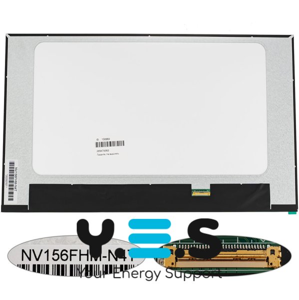 Матриця IPS 15.6" NV156FHM-N4T FHD 1920×1080 eDP 30pin LED Slim матова, роз’єм справа внизу