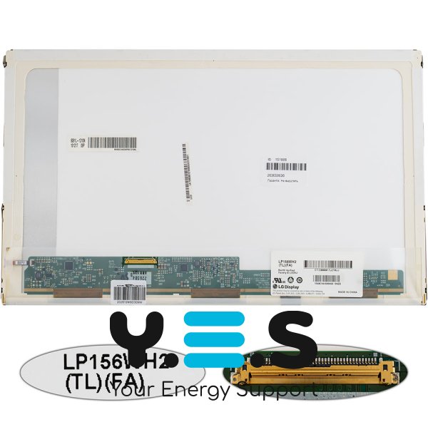 Матриця 15.6" LP156WH2-TLFA 1366×768 40pin LED глянець, роз’єм зліва знизу (renew)