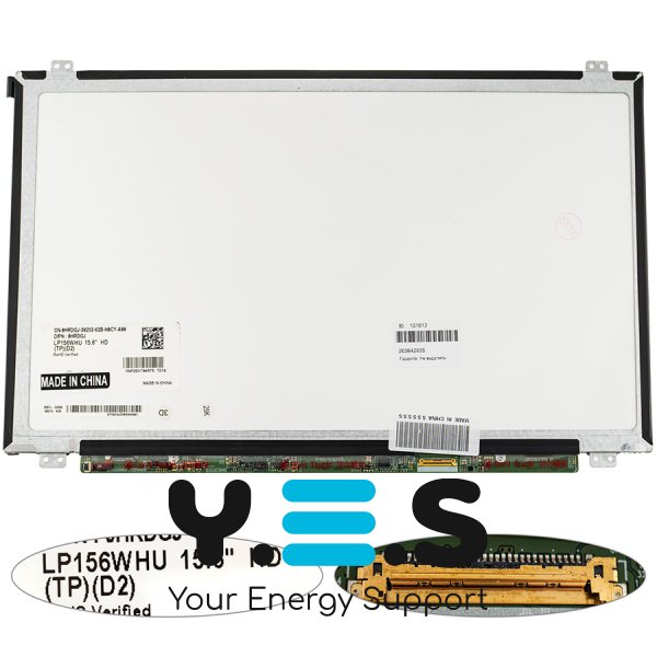Матриця 15.6" LP156WHU-TPD2 1366×768 eDP 30pin LED Slim матова, роз’єм справа (renew)