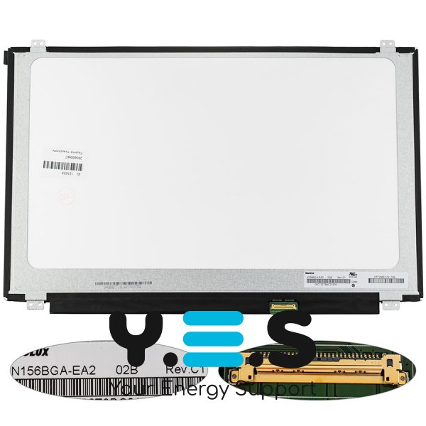 Матриця 15.6" N156BGA-EA2 1366x768 eDP 30pin LED Slim матова, розʼєм справа (renew)