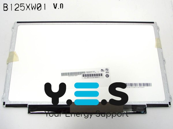 Матова матриця 12.5" Slim 1366×768, 40pin, 6 бокових вушок AUO B125XW01 V.0