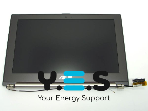 Матриця з кришкою в зборі ASUS UX21A LED Slim 11.6" (шлейф, петлі), темно-сіра