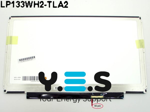 Матриця LG LP133WH2-TLA2 13.3" Slim 1366×768 40pin, планки з боків, глянцева