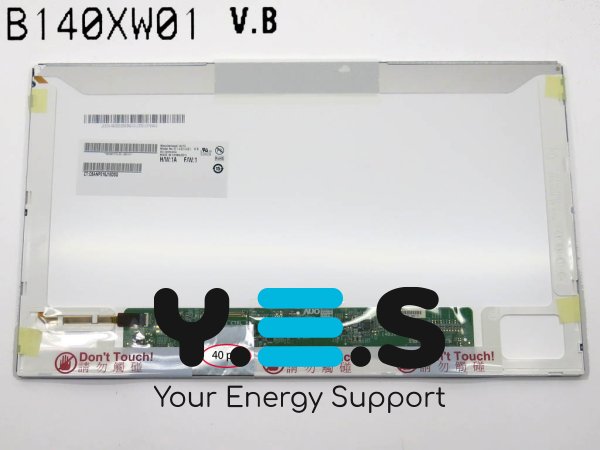 Матриця 14.0" Normal 1366×768 40pin AUO B140XW01 V.B глянцева
