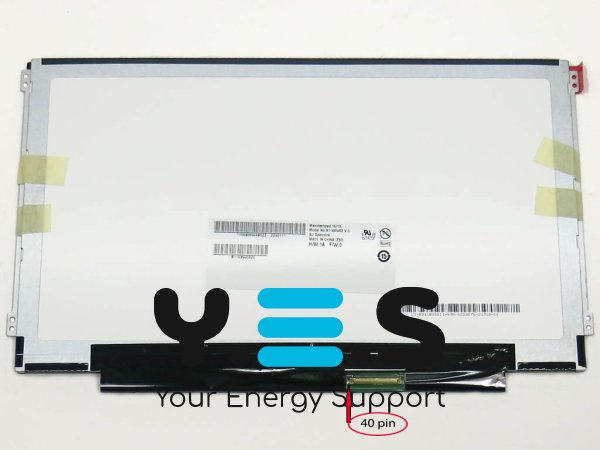 Матриця AUO B116XW03 V.0 11.6" Slim 1366×768, 40pin, бокові вушка, глянець