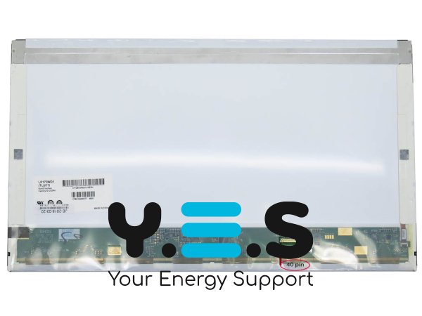 Матриця 17.3" 1600×900, 40pin справа, глянцева, LG LP173WD1-TLA1/LP173WD1-TLC2 (Renew)
