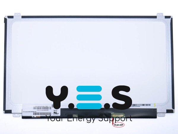 Матова матриця 15.6" Slim eDP 1366×768 30pin (вушка верх/низ) BOE NT156WHM-N42/QT156WHM-N42