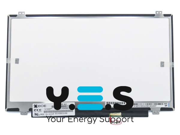 Матриця 14" Slim eDP 320мм FHD IPS 30pin, кріплення верх/низ, матова BOE NV140FHM-N41