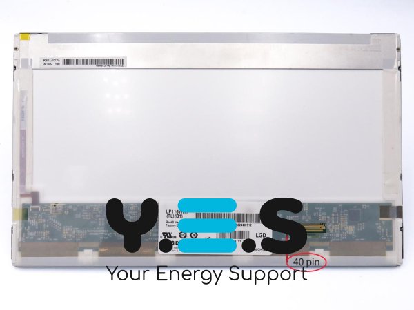 Матриця дисплея 11.6" 1366×768 40pin LG LP116WH1-TLB1 глянцева