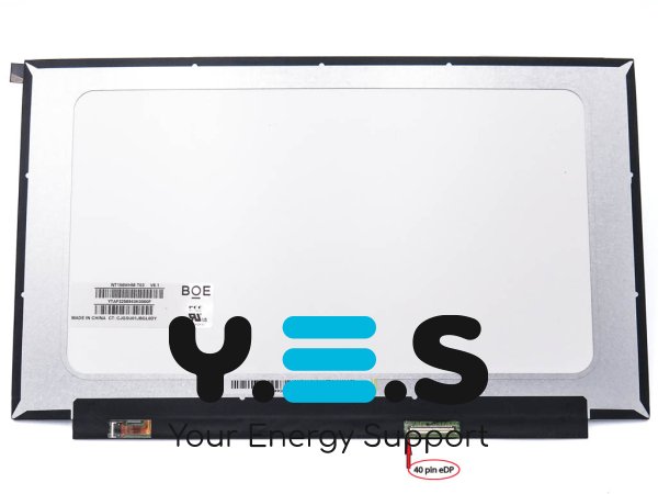 Матриця 15.6″ Slim eDP тачскрін 1366×768 40pin 350mm без кріплень BOE NT156WHM-T03 глянцева