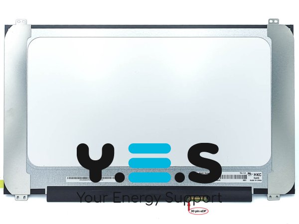 Матриця 15.6" Slim eDP IPS FHD 1920×1080, 30pin, матова, вушка верх/низ HKC MB156CS01-8