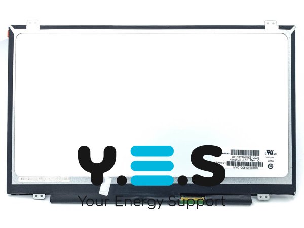 Матриця 14" Slim N140FGE-L31 1600×900 40pin кріплення верх/низ глянцева