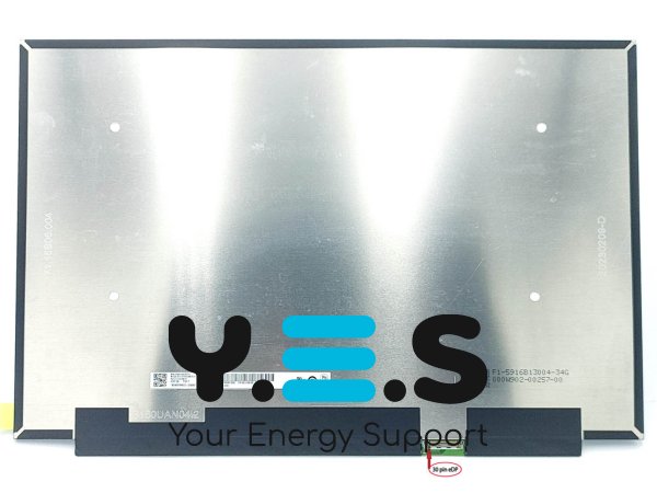 Матриця AUO B160UAN04.2 16" Slim eDP IPS 1920×1200, 30pin, матова, без кріплень