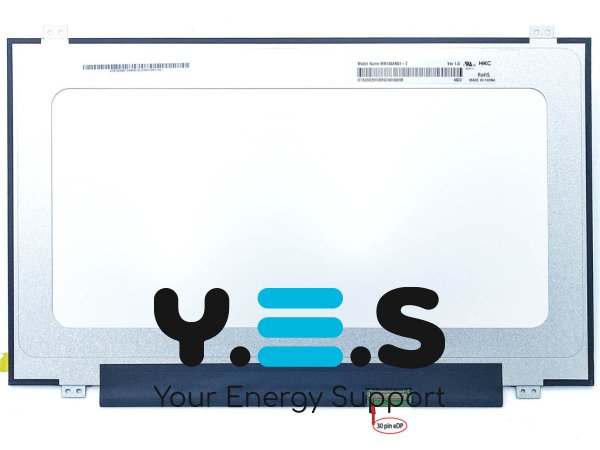 Матова матриця 14.0" Slim eDP 1366×768 30pin, вушка верх/низ HKC MB140AN01-7