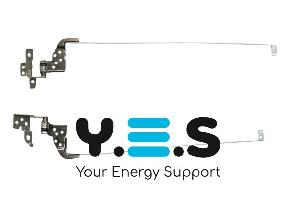 Петлі (ліва+права) для ноутбука HP Compaq CQ43, сумісні з CQ43