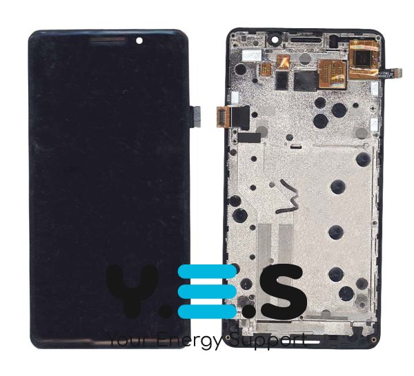 Дисплей з тачскріном і рамкою для DNS S4503Q, чорний