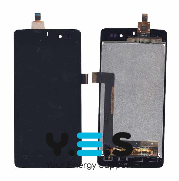 Дисплейний модуль (матриця+тачскрін) для Highscreen Omega Q, чорний