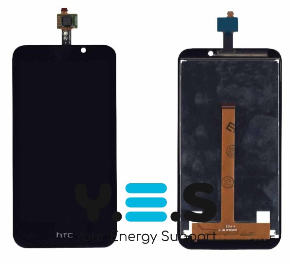 Сенсорний екран (тачскрин) з матрицею для HTC Desire 320, чорний