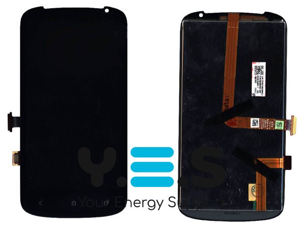 Дисплей з тачскріном для HTC One VX, чорний