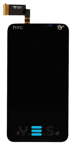 Дисплейний модуль із тачскріном для HTC T329 Proto, чорний