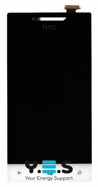 Тачскрін-матриця (модуль) для HTC Windows Phone 8S (A620e), чорно-біла