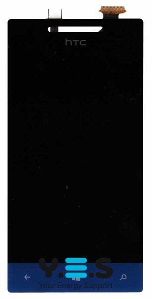 Тачскрін-матриця (модуль) для HTC Windows Phone 8S (A620e), чорний/синій