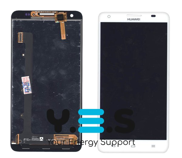 Дисплейний модуль із сенсором для Huawei Honor 3X (G750), білий