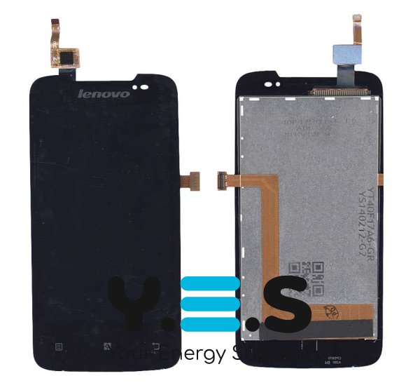 Дисплей з тачскріном (модуль) для Lenovo IdeaPhone A390, чорний