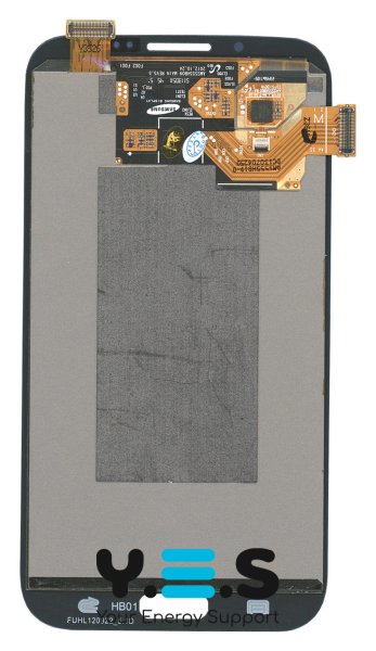 Дисплей з тачскріном для Samsung Galaxy Note 2 GT-N7100, синій модуль