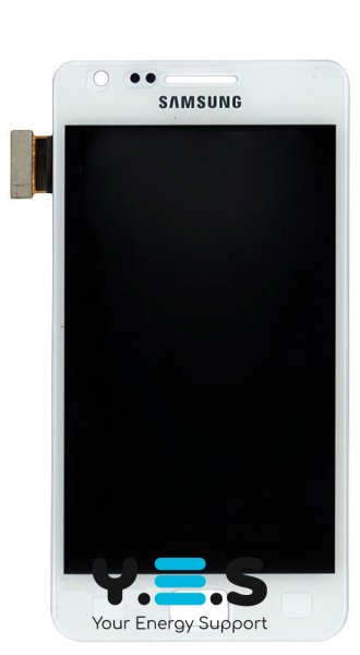 Дисплейний модуль з тачскріном для Samsung Galaxy S2 Plus GT-I9105, білий