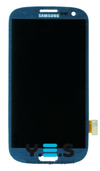 Дисплейний модуль із тачскріном для Samsung Galaxy S3, металік синій