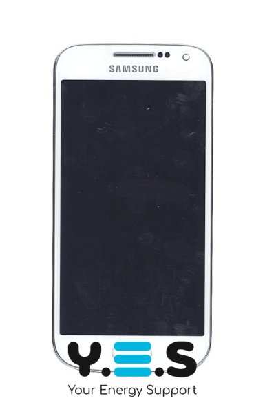 Тачскрін-матриця модуль з рамкою для Samsung Galaxy S4 mini GT-I9190, біла