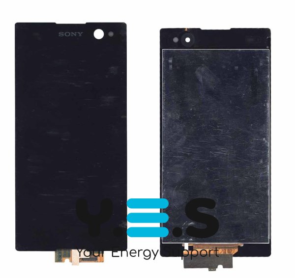 Дисплейний модуль із сенсором (тачскрін) для Sony Xperia C3 D2502, чорний