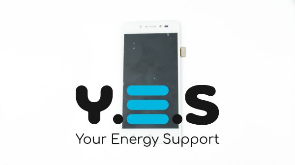 Дисплей Lenovo S90 білий у зборі з тачскріном, без рамки