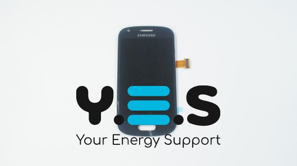 Дисплей з тачскрином для Samsung Galaxy S3 Mini Neo GT-I8200, синій, без рамки