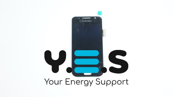 Дисплей Samsung Galaxy S GT-I9000 чорний у зборі з тачскріном, без рамки