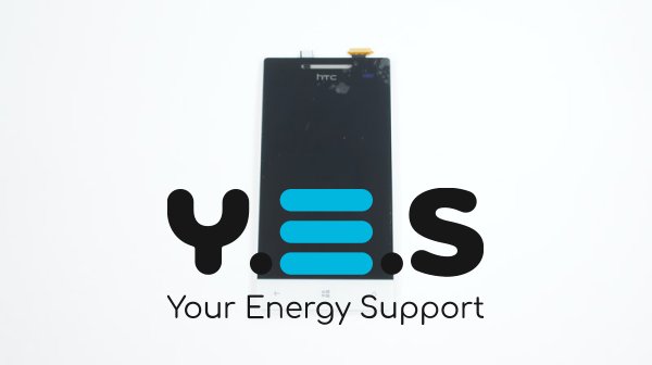 Дисплей HTC Windows Phone 8S A620e білий, з тачскріном, без рамки