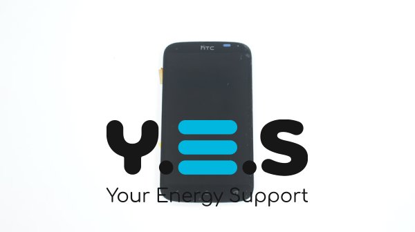 Дисплей HTC Desire X T328E чорний із тачскріном у зборі, без рамки