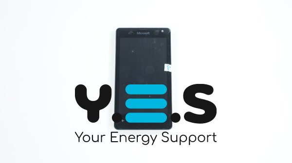 Дисплей Microsoft Lumia 435 (Nokia) чорний, модуль з тачскріном без рамки