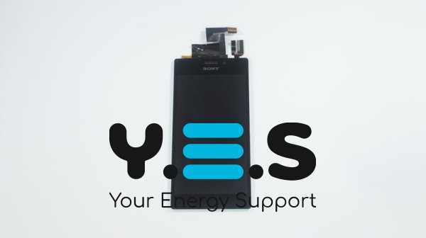 Дисплей Sony Xperia C C2305 чорний з тачскріном у зборі, без рамки