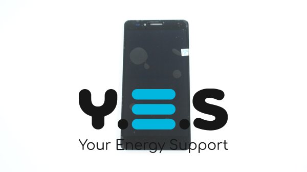 Дисплей Huawei GR5 чорний у зборі з тачскріном, без рамки