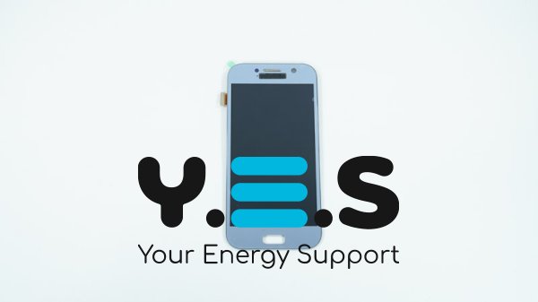 Дисплей OLED з тачскріном Samsung Galaxy A5 (2017) SM-A520F синій, без рамки