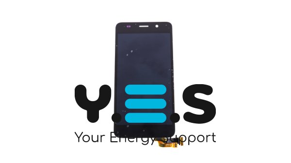 Дисплей з тачскріном Huawei Honor 4A/Ascend Y6 (SCL-L01/L04/L21) чорний, без рамки
