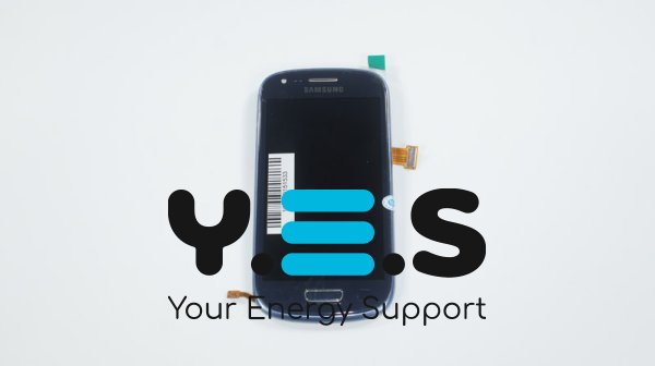 Дисплей з тачскріном і рамкою для Samsung Galaxy S3 Mini Neo GT-I8200, синій