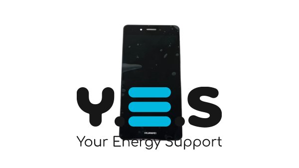 Дисплей Huawei Enjoy 6S чорний з тачскріном у зборі, без рамки