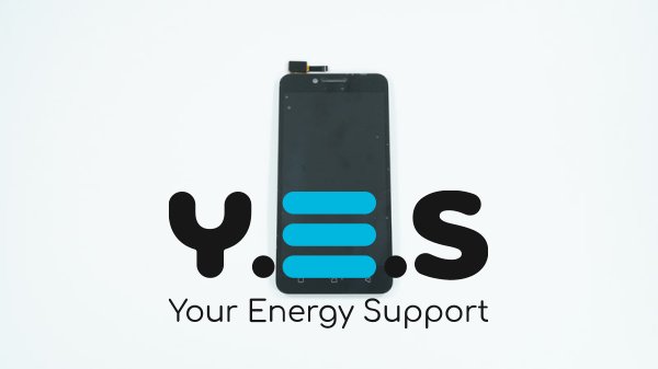 Дисплей з тачскрином для Lenovo A2020/A40 Vibe C, чорний, без рамки (Original)