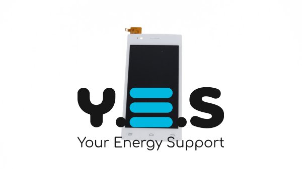 Дисплей FLY FS451 Nimbus 1 білий з тачскріном, без рамки (в зборі)