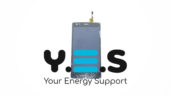 Дисплей з тачскріном для FLY FS502, чорний, у зборі, без рамки