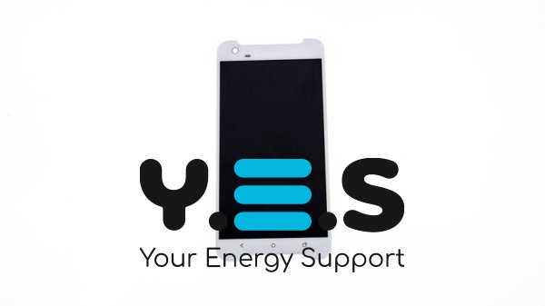 Дисплей HTC One X9 білий у зборі з тачскрином, без рамки